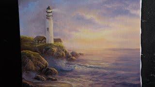 Lighthouse at Sunset | Paint with Kevin® - Landscape Painting