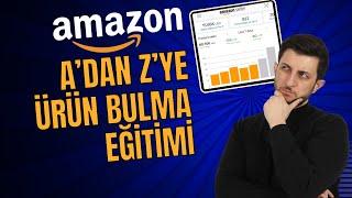 A'dan Z'ye Amazon FBA Ürün Bulma Eğitimi - Adım Adım Amazon Private Label Ürün Bulma! (Hellium10)