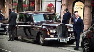 Brunei ROYAL FAMILY members visited London during Christmas with a classic Rolls Royce Phantom VI