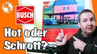 Busbahnhof H0 - Unboxing Busch 1377 - Auhagen Selbstbau - Moba Stüble Teil 19