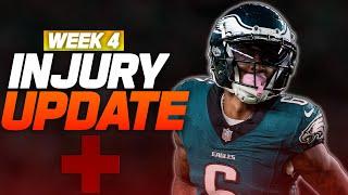 Week 4 Important Injury Updates | 2024 Fantasy Football