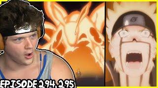 NARUTO 6 TAIL FOX MODE! Naruto Shippuden REACTION: Episode 294, 295