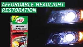 Easy Headlight Restoration with Headlight Lens Restorer Kit | Turtle Wax