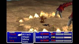 FF7 - Barret Defeats Ruby in 1:16