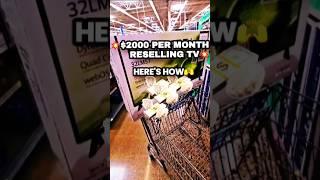 $2000 Profit Reselling TV! #walmart #reseller #tv #hiddenclearance