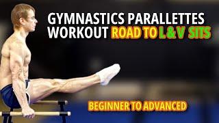 Gymnastics Parallettes Workout | Mastering L-Sit and V-Sit | Beginner to Advanced Progression