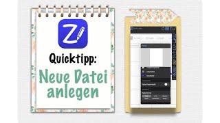 ZoomNotes QUICKTIPP- Eine neue Datei anlegen