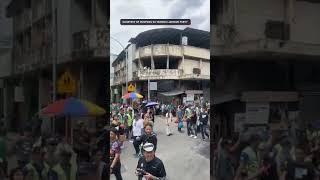 Thousands join a street march in Davao City calling for the return of Rodrigo Duterte from The Hague