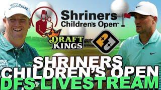 DFS Livestream - 2022 Shriners Children's Open: Player Pool, Ownership, Prize Picks + Live Chat