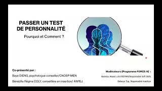 Présentation du test de personnalité pour le parcours Intelligence Artificielle & Data