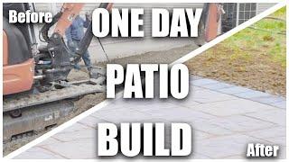 Can you finish a Paver Patio in ONE DAY? | Albert Group Pools & Patios