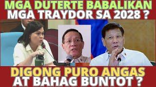 Mga Duterte babalikan mga traydor sa 2028 ? Digong puro angas at bahag ang buntot ? Duque kinasuhan.