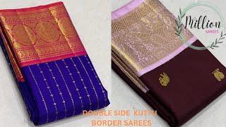 Latest Kanchipuram Silk Sarees | @millionsarees | #milliondesigns |