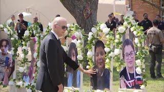 Uvalde school shooting: President Biden, First Lady visit scene of mass shooting