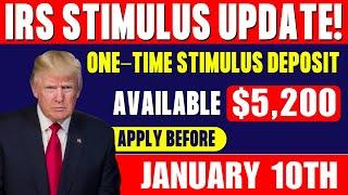 $5,200 Stimulus for Social Security & SSDI - Apply by January 10th to Claim Your Benefits!