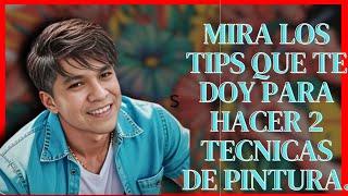 HOY PINTA FLORES Con PINCEL y MARCADORES DE ACRILICO, Te gustarán estas técnicas #art #tips