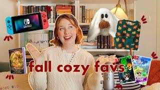 cozy fall favorites: cozy games, books, fall decor and more!