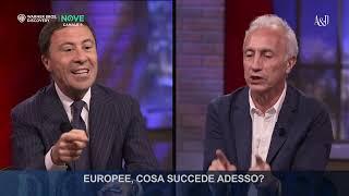 Marco Travaglio, Luca Sommi e Massimo Cacciari commentano la recente rissa in parlamento