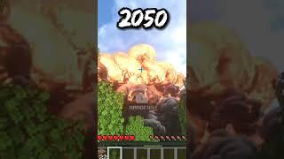 minecraft 2024 vs 2050 #minecraft #trending #shorts #gamerboy241 #youtubeshorts