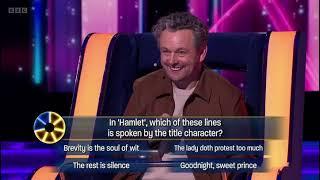 Michael Sheen on The Wheel gets a question about Hamlet :) 