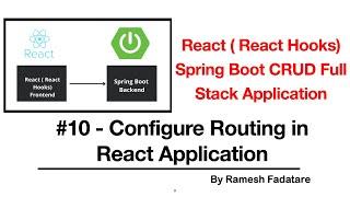 React Hooks + Spring Boot CRUD Full Stack App - 10 - Configure Routing in React App