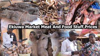 Welcome To The Biggest Bush Meat Market In Benin City With Food Stuff, Bush Meats, Crocodile In Edo.