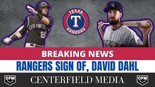 BREAKING: Texas Rangers Sign OF, David Dahl