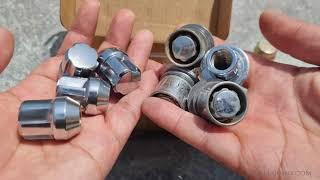 How to install locking lug nuts to protect your car wheels from theft