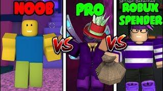 NOOB vs PRO vs ROBUX SPENDER in Flood Escape 2 *FUNNY* (Roblox)