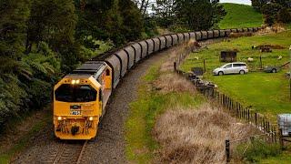 KiwiRail in the Bay Of Plenty - October 2024 (4K)