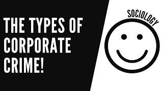 What are the different types of corporate crime?