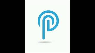 Letter P Logo Drawing Tutorial || Graphic Design #logo_design #shortvideos