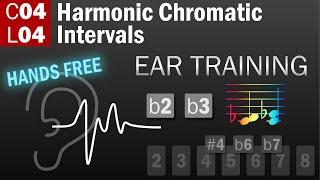 C04 L04 Harmonic Intervals - Chromatic - Hands Free - Relative Pitch Ear Training