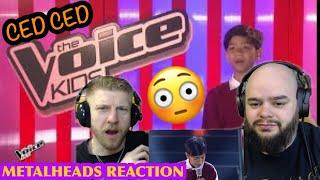 WOW CHECK THIS KID OUT ! | CED CED - SHE’S GONE ( BLIND AUDITIONS THE VOICE KIDS ) METALHEADS REACT