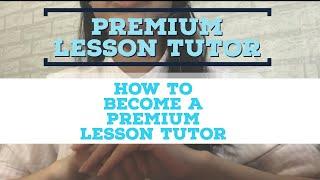 How to become a RAREJOB Premium Lesson Tutor | 1/2