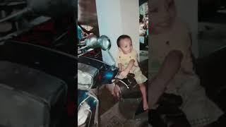 I am rider,#rider#cutebaby #tahir,,msti with dad#fatherlove