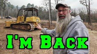 I'm Back WITH A BULLDOZER & Forestry Mulcher Land Clearing | Homesteading | Shed To House Arkansas