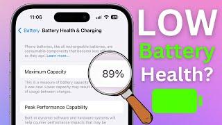 Battery Health Dropping FAST...Here's Why! //  ULTIMATE iPhone Battery Guide Video! // Tips + Tricks