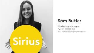 Meet Samantha Butler of Sirius People