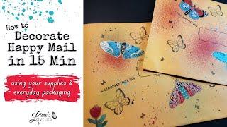 HOW TO DECORATE HAPPY MAIL IN 15 MIN | Livie's Lovelies