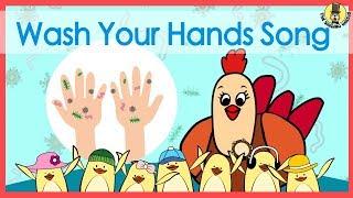 Wash Your Hands Song | Music for Kids | The Singing Walrus