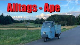 With a rusty Piaggio Ape 50 to a meeting in the Eifel - The Apeschrauber