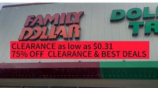 FAMILY DOLLAR CLEARANCE SHOPPING & BEST DEALS LOTS OF NEW DEALS