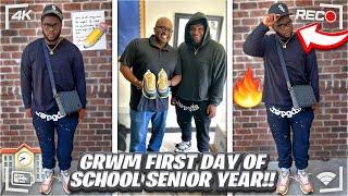 GRWM: FIRST DAY OF SCHOOL 2023  | SENIOR YEAR | SURPRISING TEACHER WITH $2,000 SHOES!