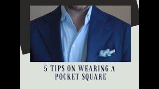 5 Tips for Wearing Pocket Squares (with a Sport Coat, without a Tie)