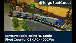 REVIEW: ScaleTrains HO Scale Model Trains CSX AC4400CW Locomotive ("Spirit of Dante" - CSXT 391)