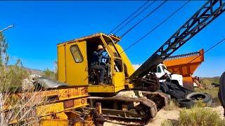 Will it RUN and OPERATE?? 1940s bay city crane ABANDONED for 15 years.