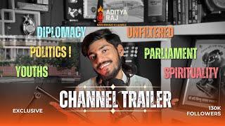 Channel Trailer  ft. Aditya Raj | We are now on Youtube 
