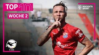 Traumtor per Seitfallzieher | 3. Liga | MAGENTA SPORT