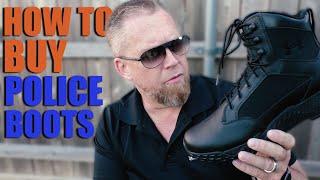 How To Choose The Best Tactical Foot Gear [POLICE BOOTS]